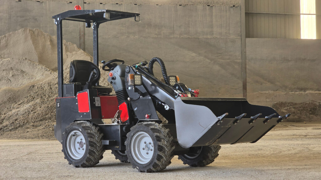 Overall view of the LG16 wheel loader