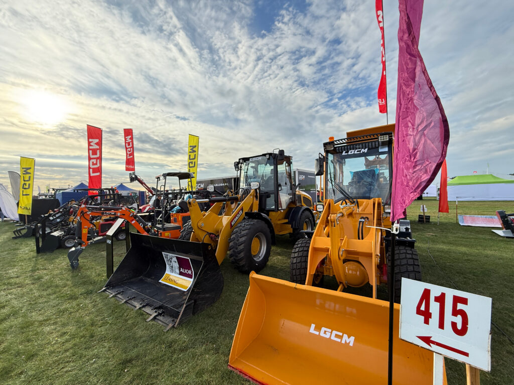 Exhibition setup of the LGCM stand at AGRO SHOW 2026 in Poland