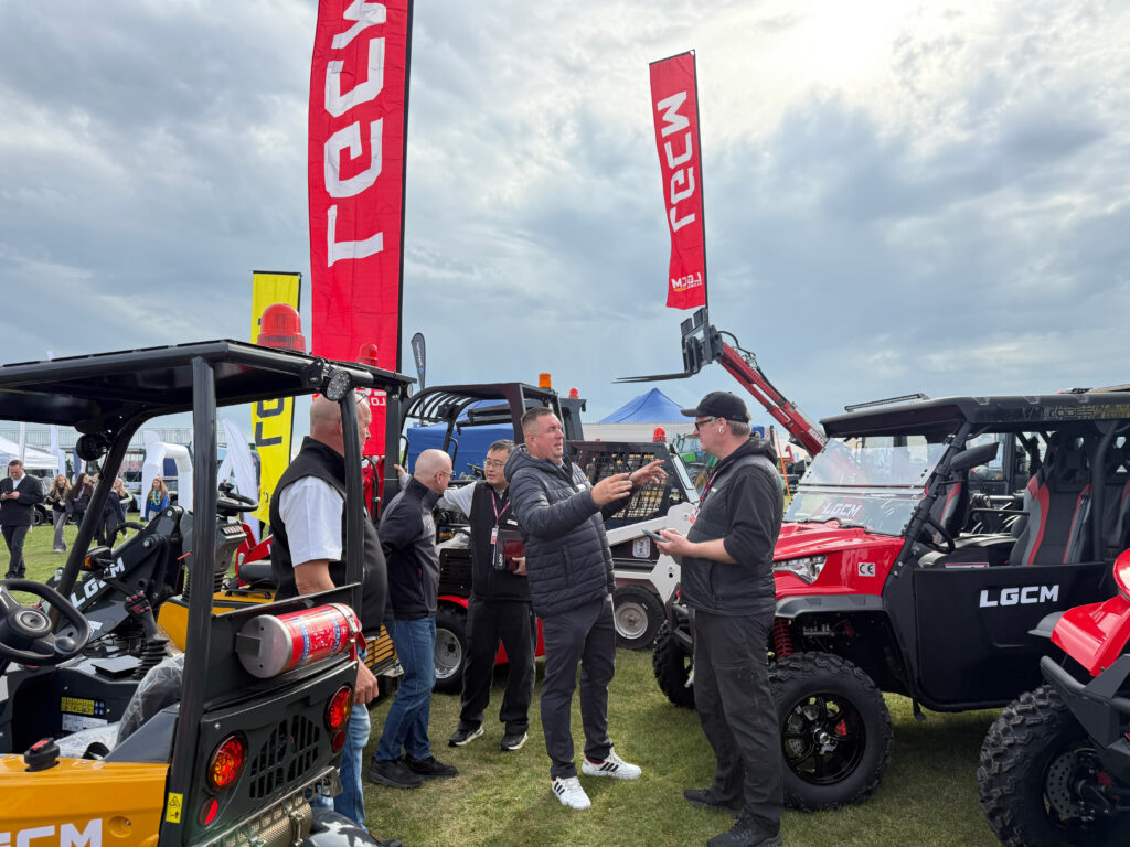 Visitors at the LGCM booth during AGRO SHOW 2026
