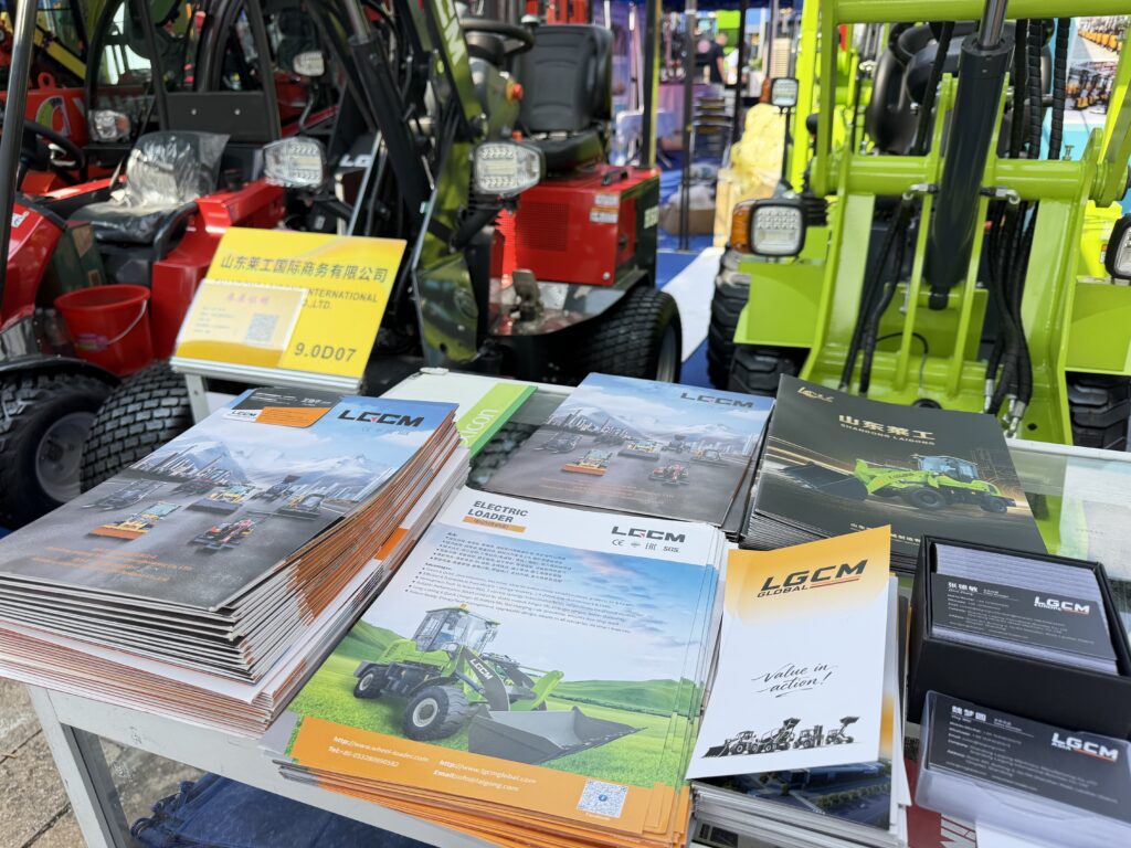Machine display at the LGCM booth, Canton Fair 2026