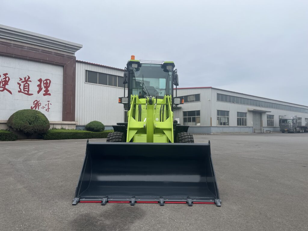 LGCM electric wheel loader, front view